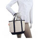 Personalized Turquoise Trimmed Cutest Little Tote Bag Image 4 of 6